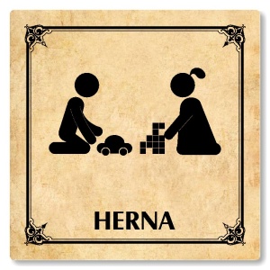 Herna, 80x80mm, pergamen, Nebraska